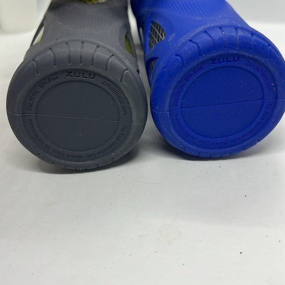 Set of 2 Zulu Atlas Glass Water Bottles with Silicone Sleeve - Picture 8 of 10